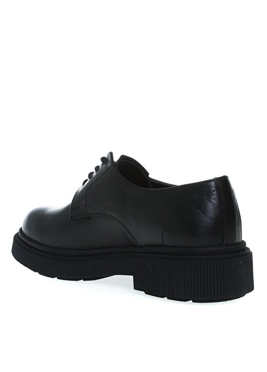Fabrika Deri Siyah Erkek Klasik Ayakkabı GIMHA 2