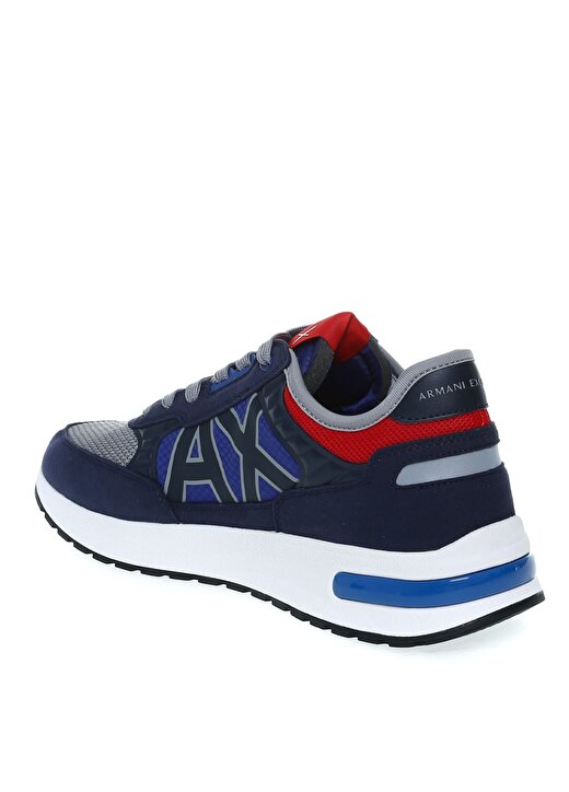 Armani Exchange Mavi Erkek Yüksek Taban Sneaker XUX090 2