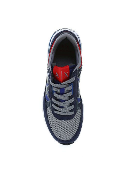 Armani Exchange Mavi Erkek Yüksek Taban Sneaker XUX090 4