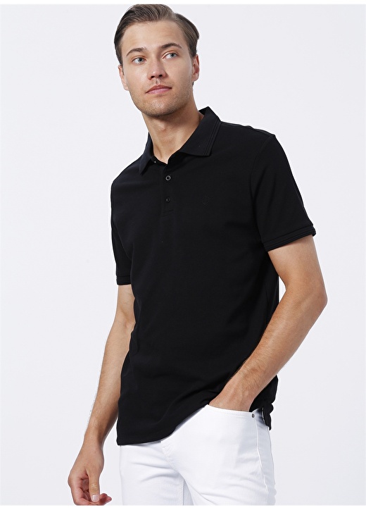 Beymen Business Polo Yaka Siyah Erkek Polo T-Shirt 4B4822200001 1