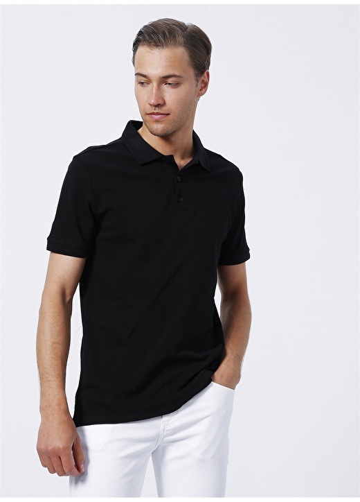 Beymen Business Polo Yaka Siyah Erkek Polo T-Shirt 4B4822200001 3