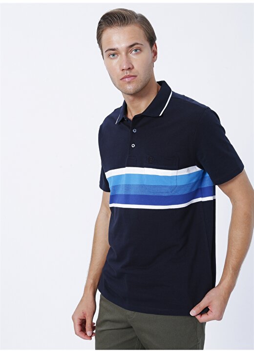 Privé Polo Yaka Lacivert - Mavi Erkek Polo T-Shirt 4BX482220014 3