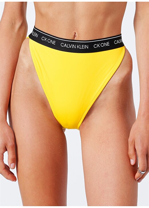 Calvin Klein Sarı Kadın Bikini Alt KW0KW01707ZGT 2