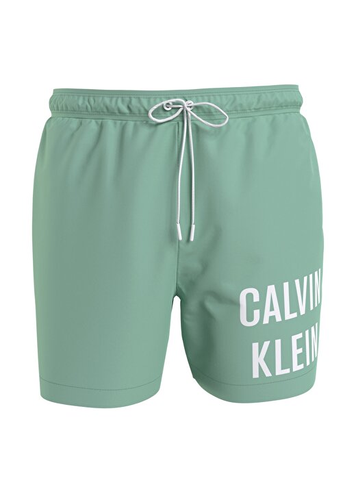 Calvin Klein Yeşil Erkek Şort Mayo KM0KM00701 L2Z 1