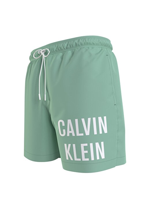 Calvin Klein Yeşil Erkek Şort Mayo KM0KM00701 L2Z 2
