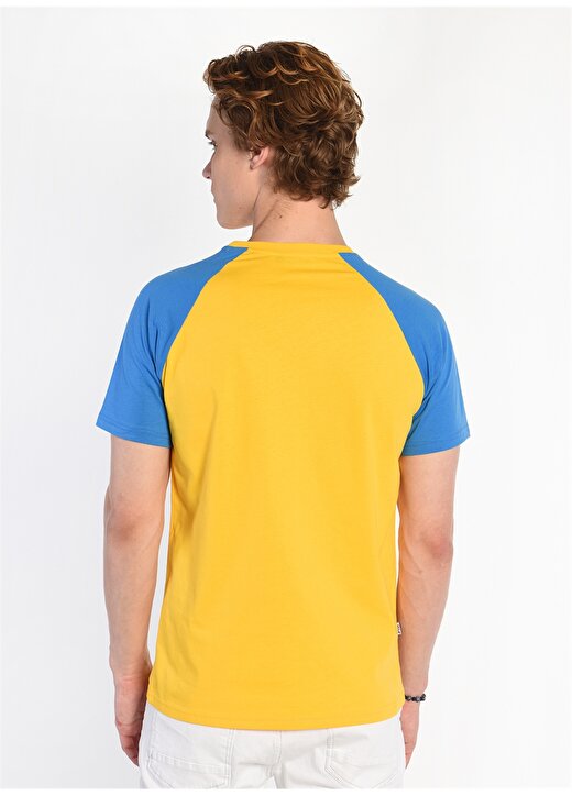 Ucla Bisiklet Yaka Sarı Erkek T-Shirt HERMOSA 2
