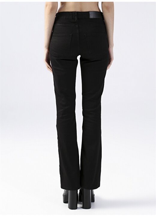 Fabrika Yüksek Bel Siyah Flare Kadın Denim Pantolon PINO-2 4