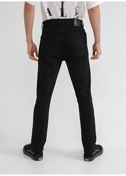Aeropostale Standart Bel Düz Paça Skinny Fit Siyah Erkek Denim Pantolon E-SKINNY 4
