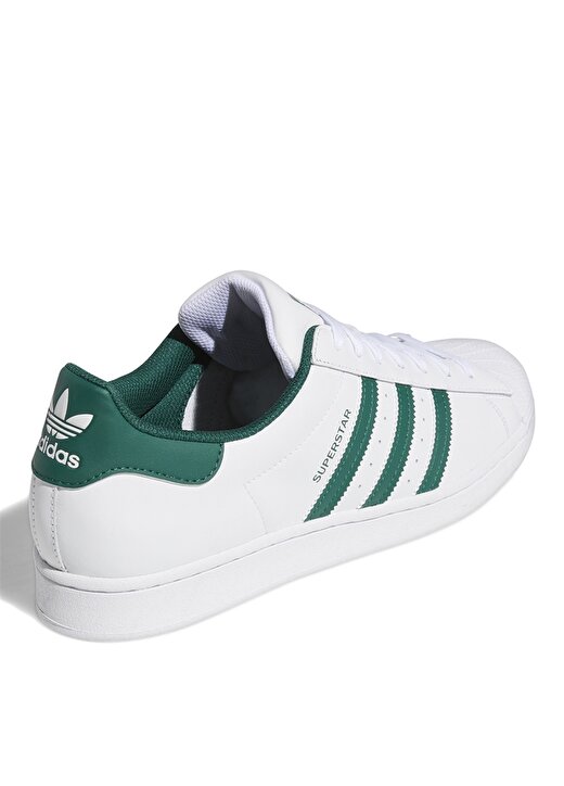 Adidas Beyaz - Yeşil Erkek Lifestyle Ayakkabı GZ3742 SUPERSTAR 50 4