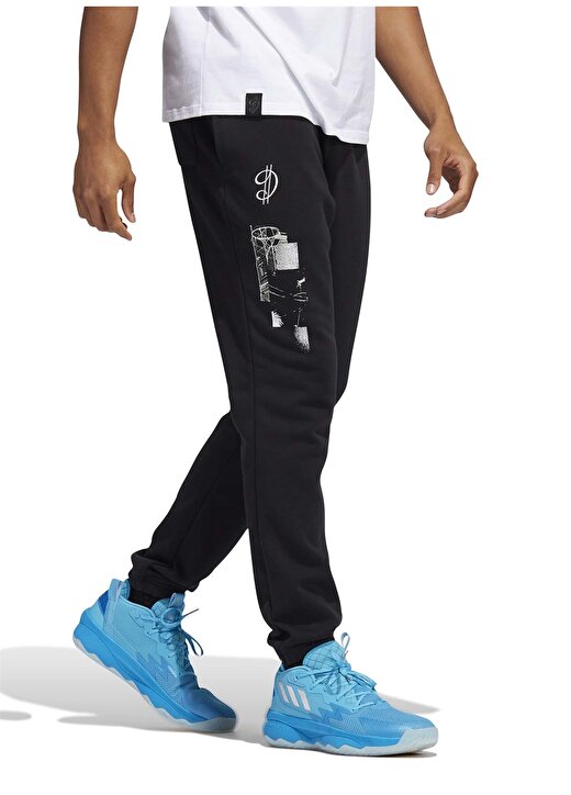 Adidas Normal Siyah Erkek Eşofman Altı HE6378 DAME DOLLA PANT 3