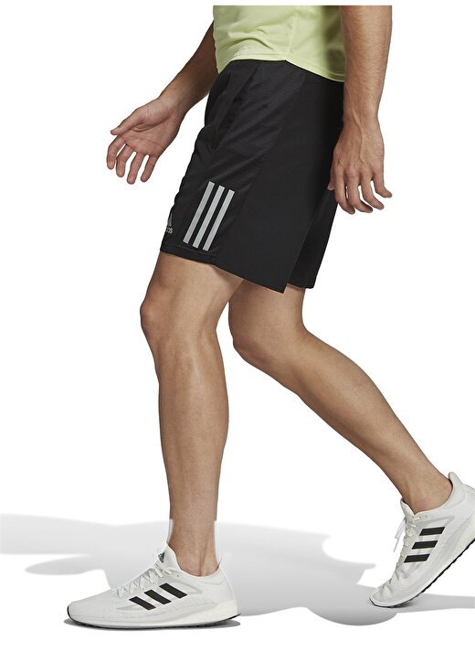 Adidas Normal Siyah - Gümüş Erkek Şort H58593 OWN THE RUN SHO 4