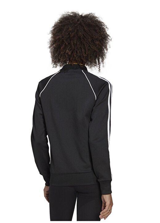 Adidas Siyah - Beyaz Kadın Zip Ceket GD2374 SST TRACKTOP PB 3