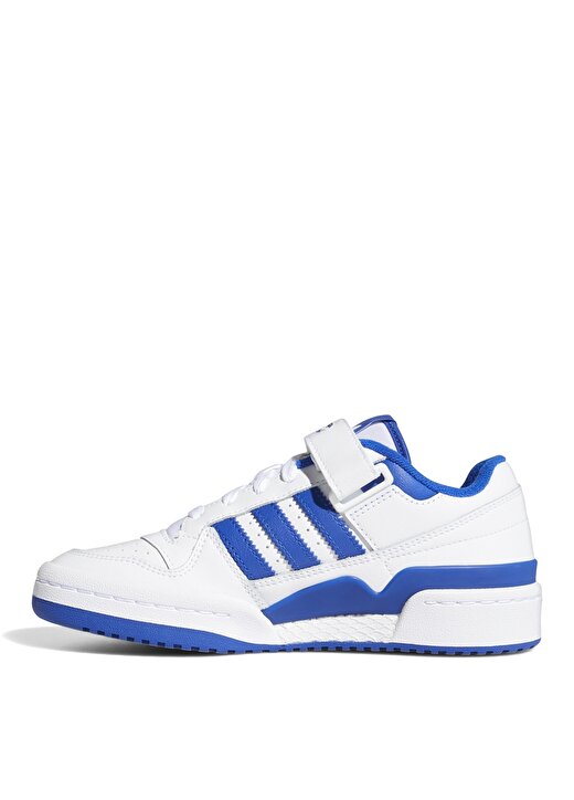 Adidas Beyaz - Mavi Erkek Çocuk Basketbol Ayakkabısı FY7974 FORUM LOW J 2