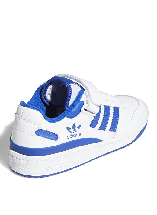 adidas Beyaz - Mavi Erkek Çocuk Basketbol Ayakkabısı FY7974 FORUM LOW J 4