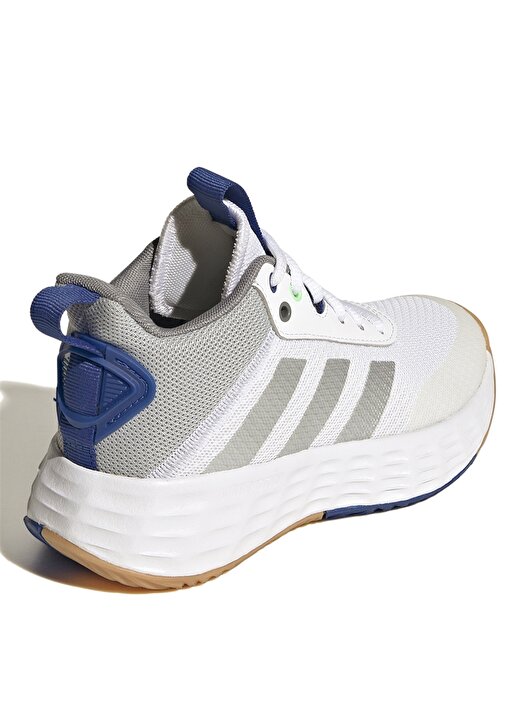 Adidas Beyaz - Gri Erkek Çocuk Basketbol Ayakkabısı GW1553 OWNTHEGAME 2.0 K 4