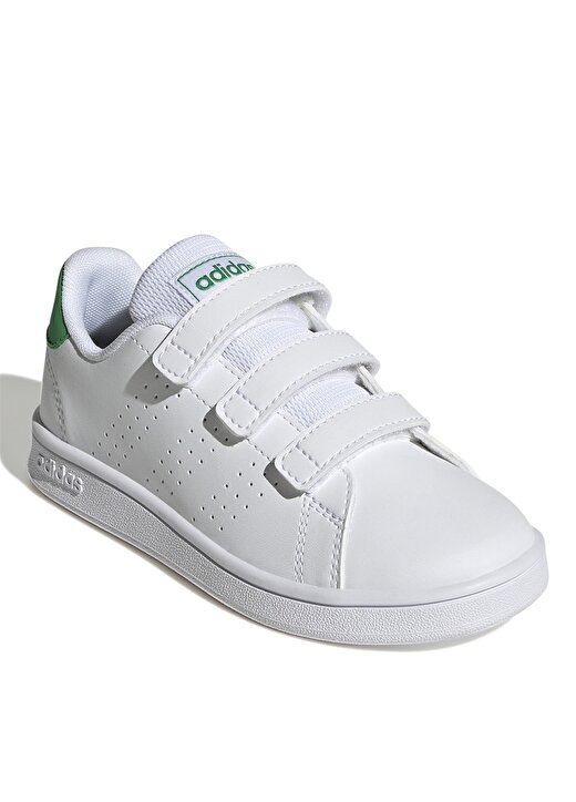 Adidas Beyaz - Yeşil Erkek Çocuk Yürüyüş Ayakkabısı GW6494 ADVANTAGE CF K 2