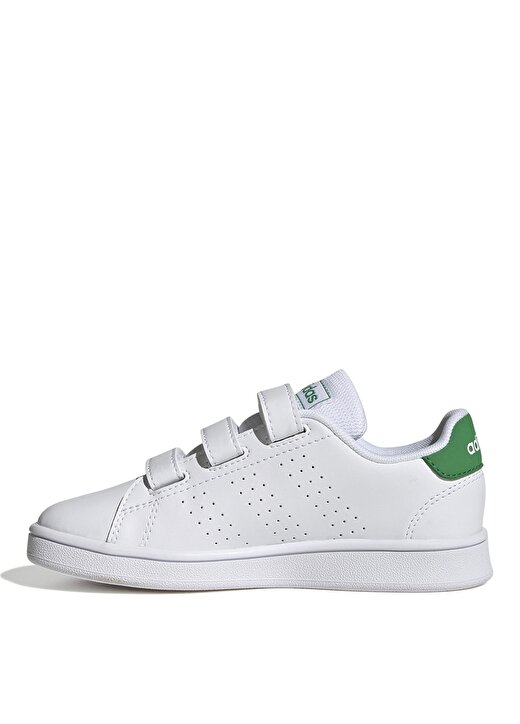 Adidas Beyaz - Yeşil Erkek Çocuk Yürüyüş Ayakkabısı GW6494 ADVANTAGE CF K 3