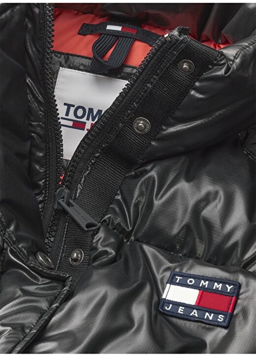 Tommy Jeans Siyah Kadın Kısa Şişme Mont DW0DW14295BDS 3