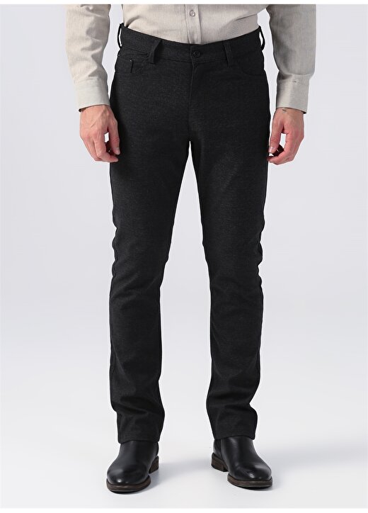 Fabrika Comfort Siyah Erkek Regular Fit Chino Pantolon CM P 607 2