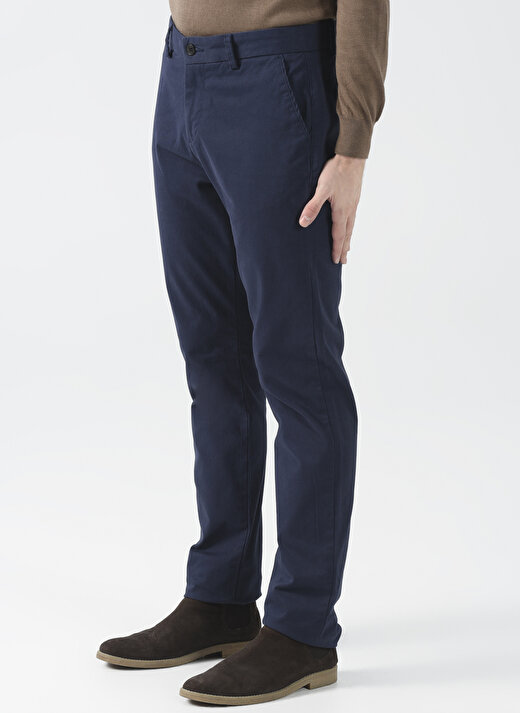 Fabrika Comfort Lacivert Erkek Regular Fit Chino Pantolon CM PNT 605   4