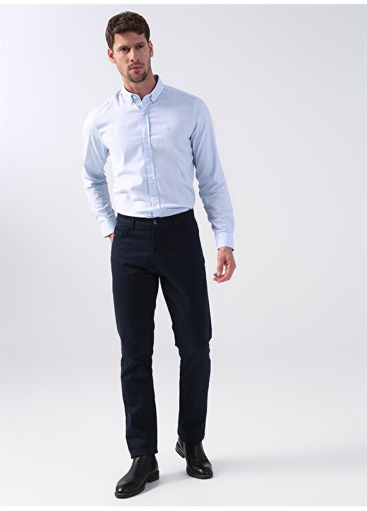 Fabrika Comfort Lacivert Erkek Normal Regular Fit Chino Pantolon CM P 603 1