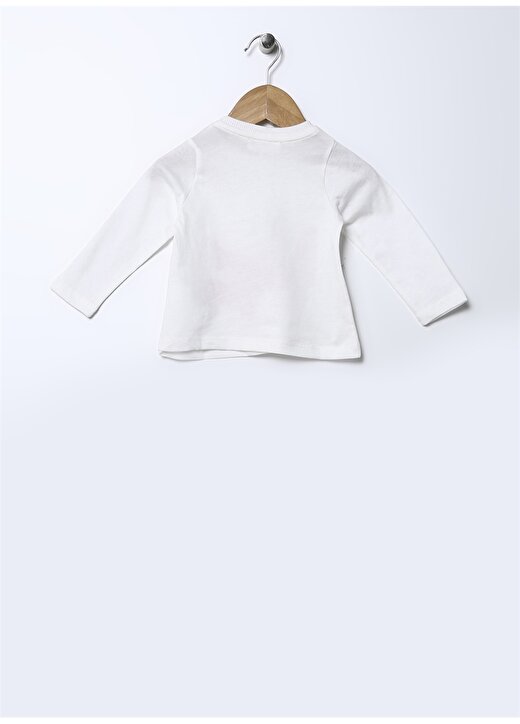Mammaramma Baskılı Ekru Kız Bebek T-Shirt 22FWG-62 2