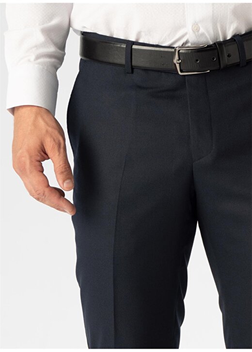 Süvari Normal Bel Normal Paça Slim Fit Lacivert Erkek Pantolon PN1014400282 3