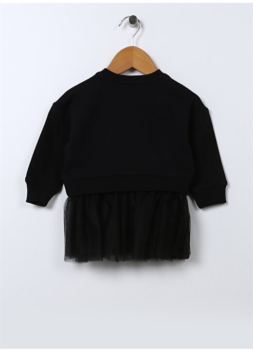 Mammaramma Nakışlı Siyah Bebek Elbise 22FWG-45 2