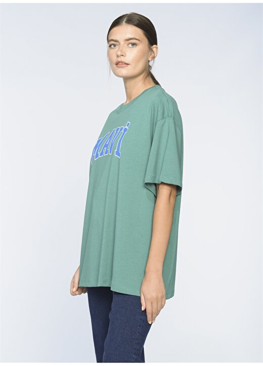 Mavi Oversize Yeşil Kadın Standart Beden T-Shirt M1600843-71914 3