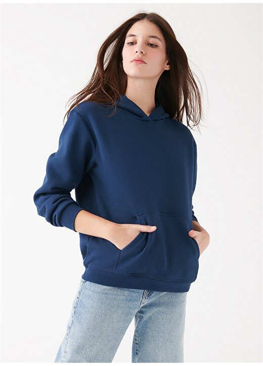 Mavi Lacivert Kadın Sweatshirt 1
