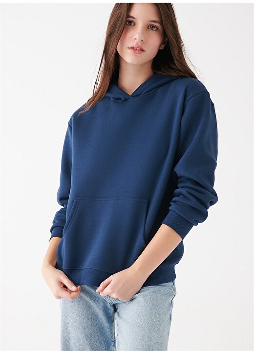 Mavi Lacivert Kadın Sweatshirt 2