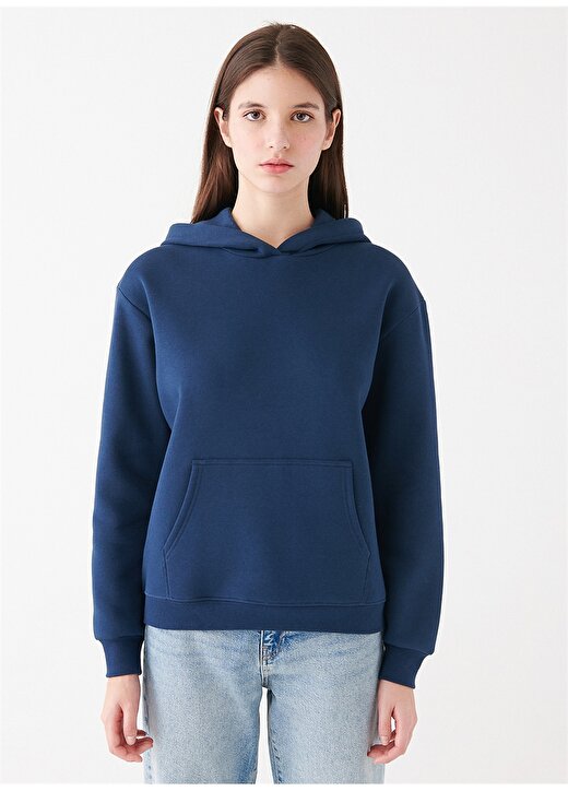 Mavi Lacivert Kadın Sweatshirt 3