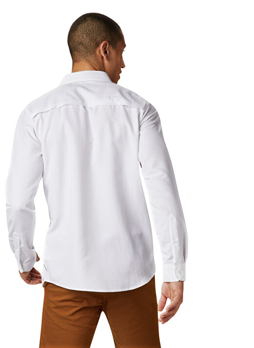 Mountain Hardwear Düz Beyaz Erkek Gömlek 1648751100 OM7043 3