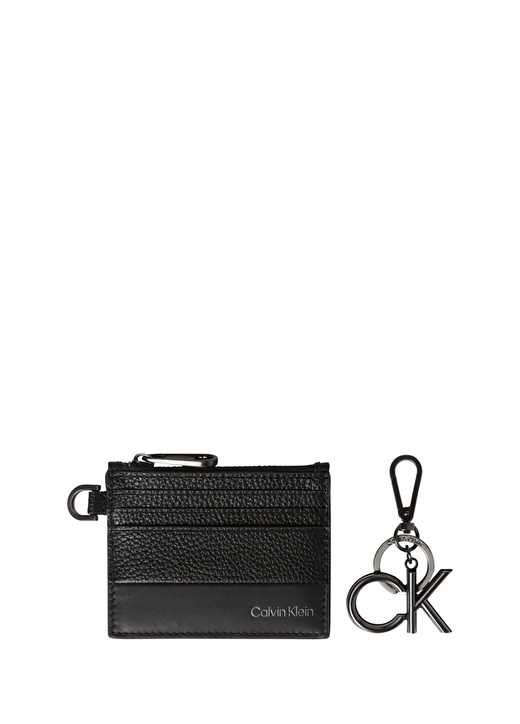 Calvin Klein Siyah Anahtarlık-Kartlık Tk SUBTLE MIX CARDHOLDER + KEYFOB 1