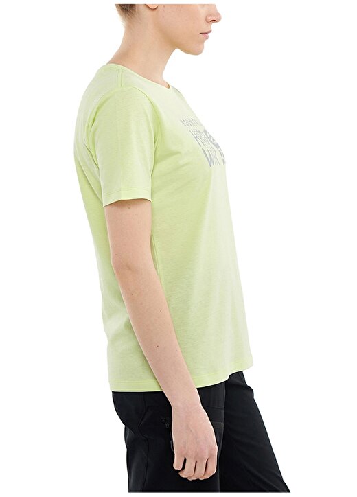 Mountain Hardwear O Yaka Baskılı Sarı Kadın T-Shirt 9110121783 MT0024 3