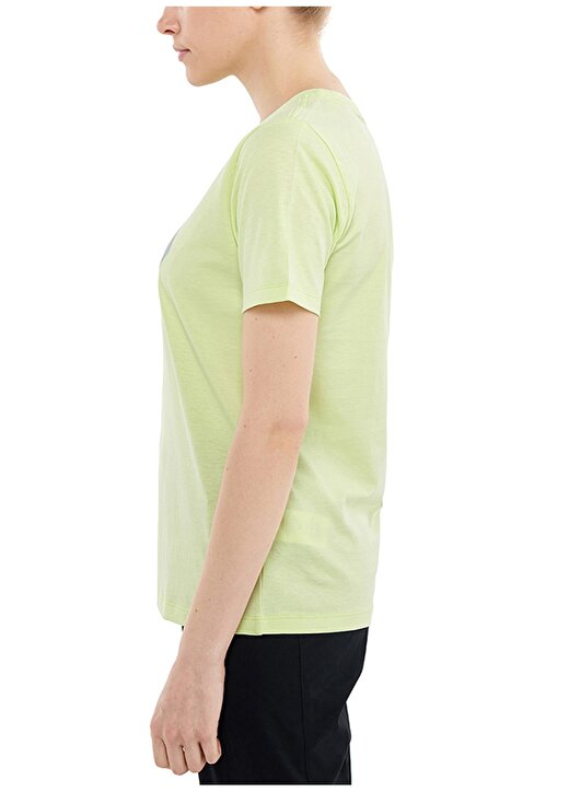 Mountain Hardwear O Yaka Baskılı Sarı Kadın T-Shirt 9110121783 MT0024 4