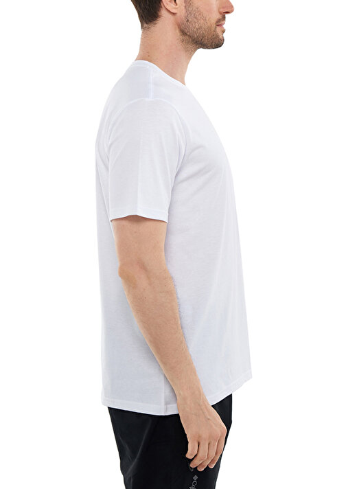 Mountain Hardwear O Yaka Baskılı Beyaz Erkek T-Shirt 9110111100 MT0010 3