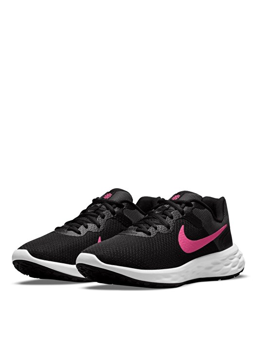 Nike Siyah - Gri - Gümüş Kadın Koşu Ayakkabısı DC3729 002 W NIKE REVOLUTION 6 NN 3