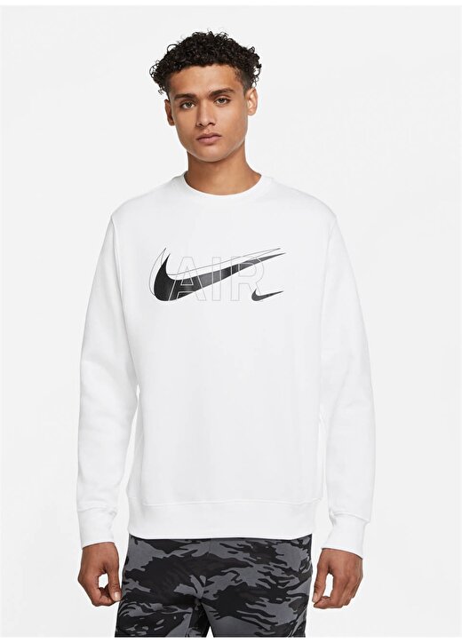 Nike Beyaz Erkek Sweatshirt 2
