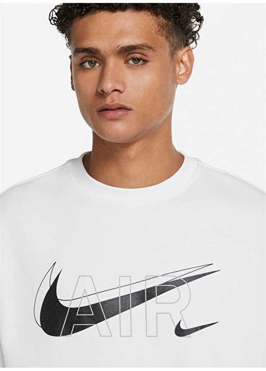 Nike Beyaz Erkek Sweatshirt 4