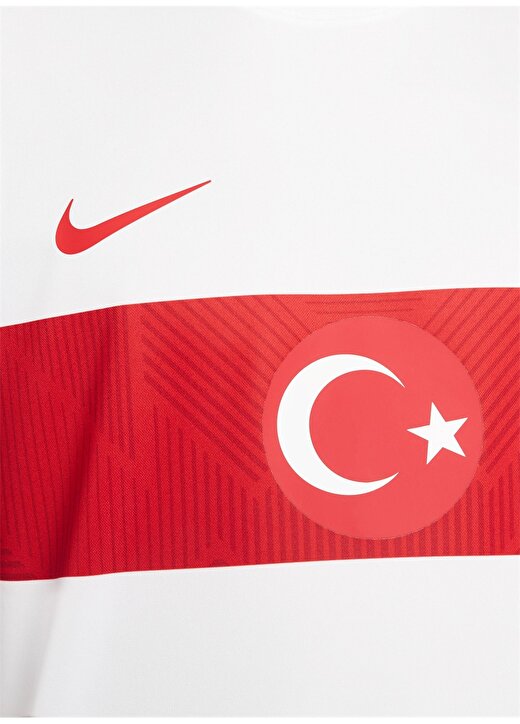 Nike Beyaz Erkek Türkiye Milli Takım Forma DN0751 100 TUR M NK DF FTBL TOP SS 3