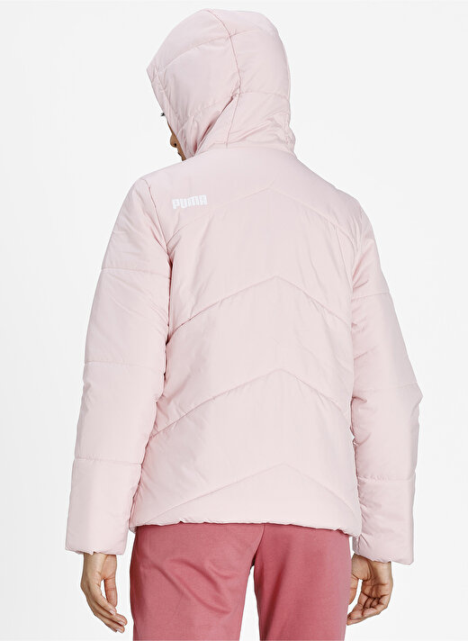 Puma Pembe Kadın Kapüşonlu   Mont 58764836 ESS Padded Jacket 3