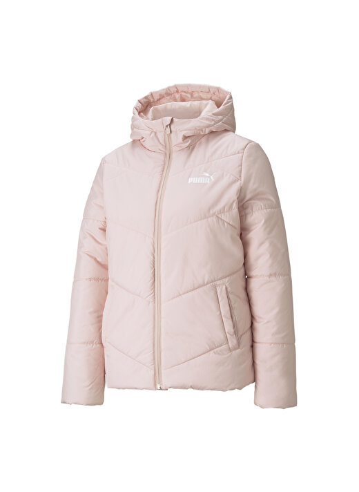 Puma Pembe Kadın Kapüşonlu   Mont 58764836 ESS Padded Jacket 4