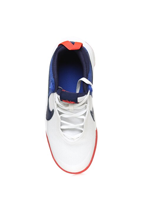Nike Beyaz - Lacivert Erkek Çocuk Basketbol Ayakkabısı CW6735-103 TEAM HUSTLE D 10 (GS) 4