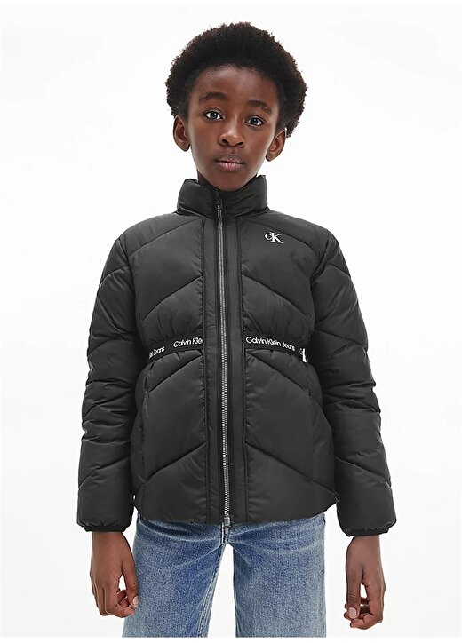 Calvin Klein Siyah Çocuk Mont IG0IG01550 1