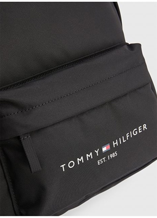 Tommy Hilfiger Polyester Siyah Unisex Çocuk Sırt Çantası AU0AU01496BDS 3