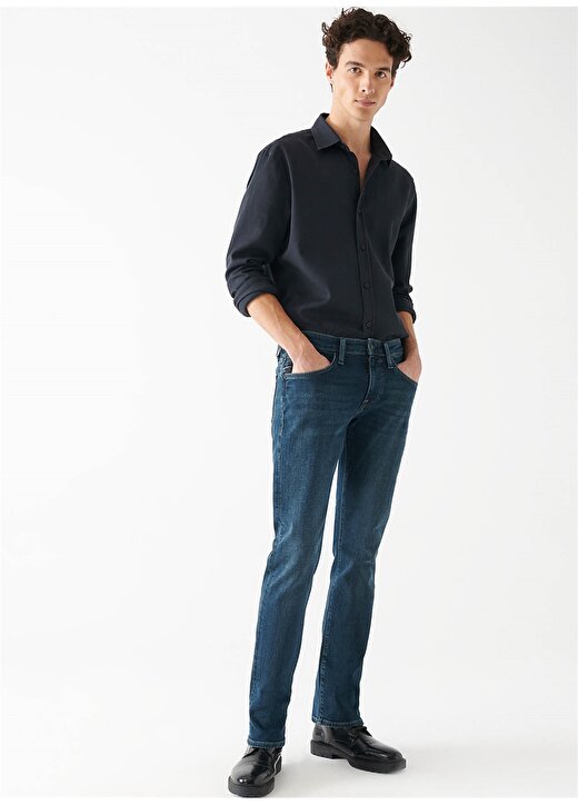 Mavi Normal Bel Slim Straight Erkek Denim Pantolon M0035134468_MARCUS 1