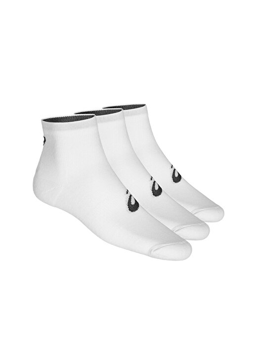 Asics Beyaz Unisex Çorap 155205-0001 3PPK QUARTER 1