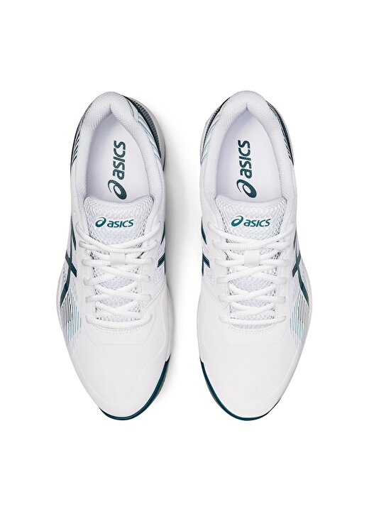 Asics Beyaz - Mavi Erkek Tenis Ayakkabısı 1041A192-104 GEL-GAME 8 4