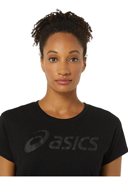 Asics Siyah Kadın T-Shirt 2032C411-503 ASICS BIG LOGO TEE III 3